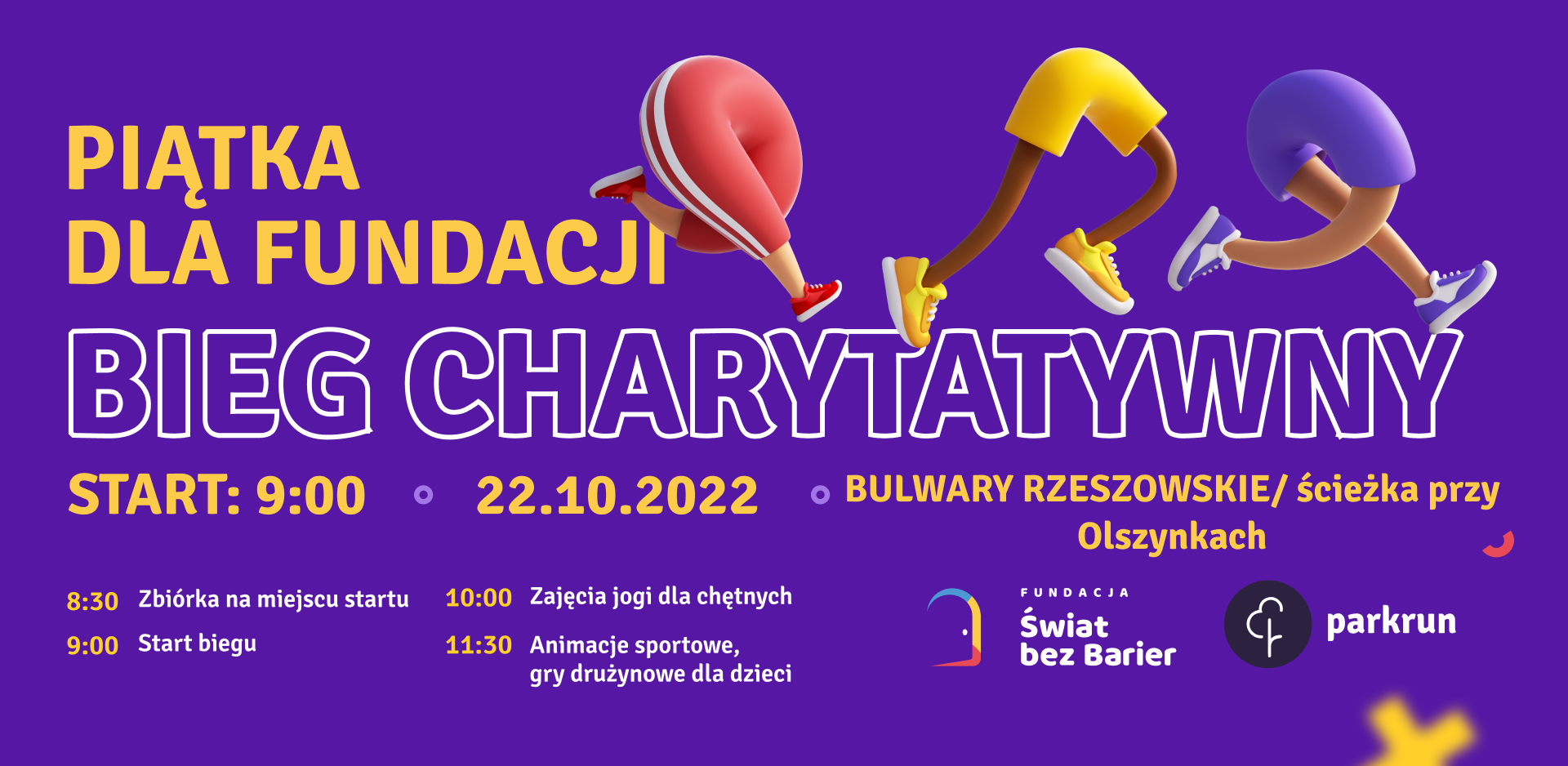 Biegnij i pomagaj Fundacji - już 22.10.2022!