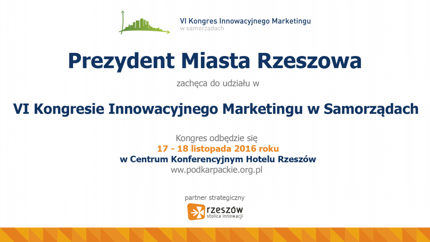 VI Kongres Innowacyjnego Marketingu w Samorządach