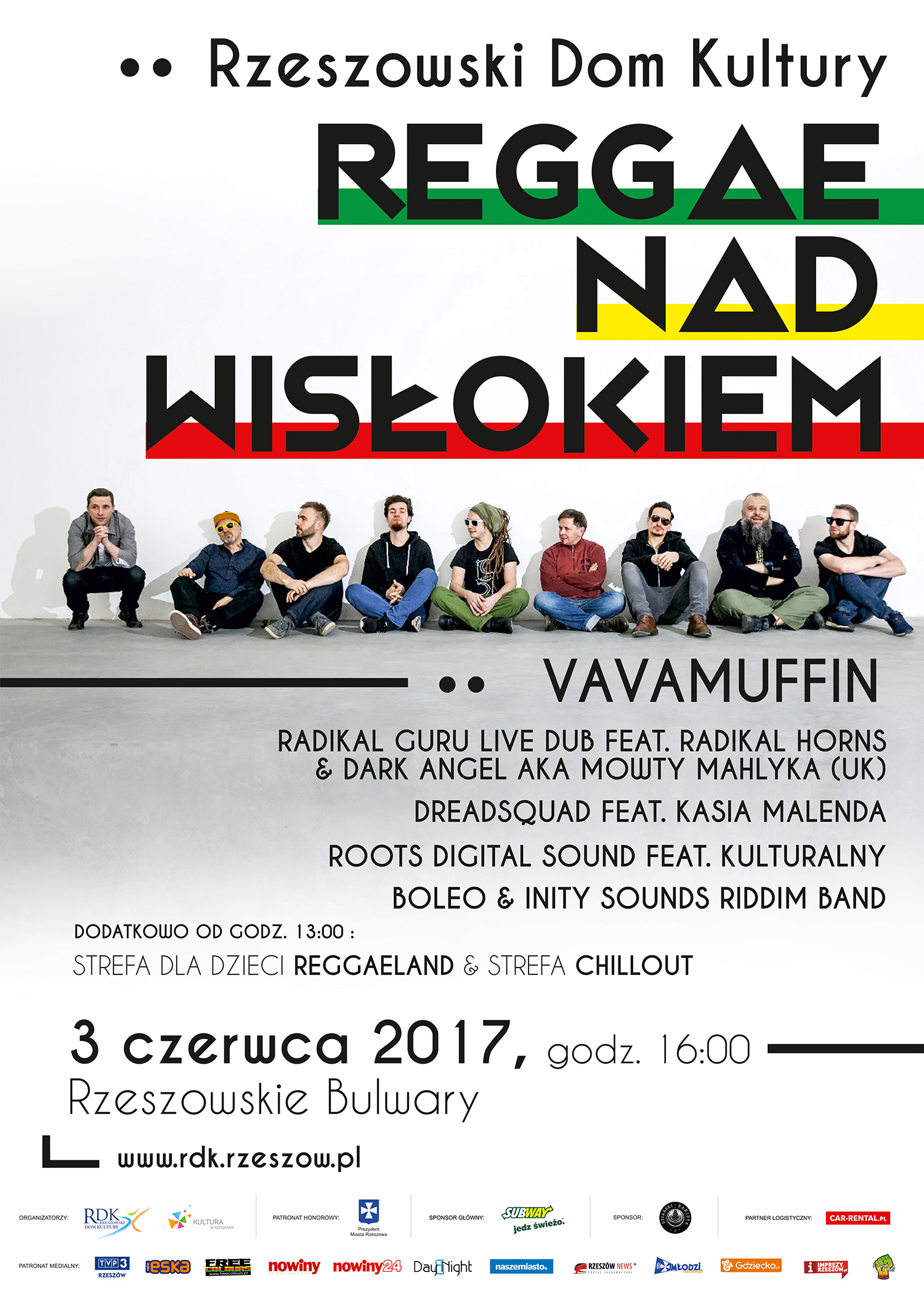 Plakat Reggae Nad Wisłokiem