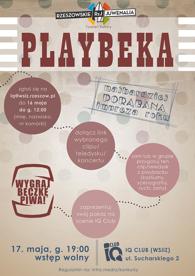 playbeka plakat